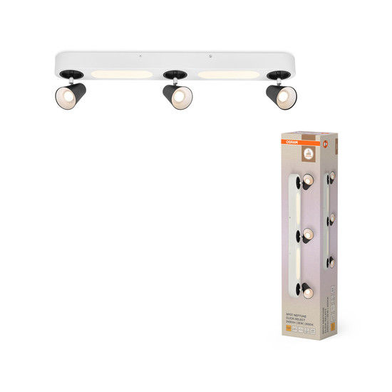 OSRAM LED Deckenleuchte DECOR SPOT NEPTUNE WHITE 3 Spot Warm weiß 4099854471612