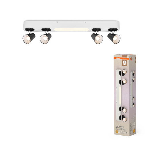 OSRAM LED Deckenleuchte DECOR SPOT NEPTUNE WHITE 4 Spot Warm weiß 4099854471636