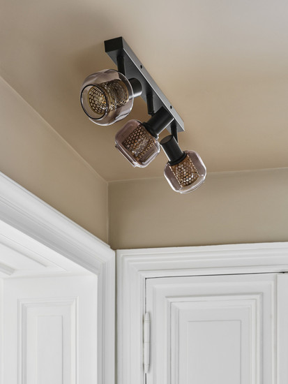 OSRAM LED Deckenleuchte DECOR SPOT FIREFLY 3X2.8W 827 E14 Black Dimmbar Warm weiß 4099854472114