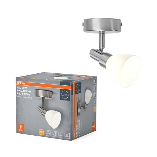 OSRAM LED Strahler LED SPOT G9 G9 1.9W 2700K Warm weiß 4099854473289