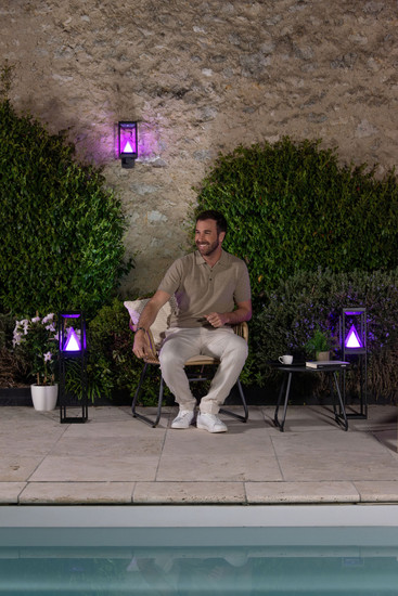 OSRAM LED Aussenleuchte Smart+ Solar Alps Pathway Multicolor 70cm RGB + W Dimmbar Warm weiß,RGB 4099854474392