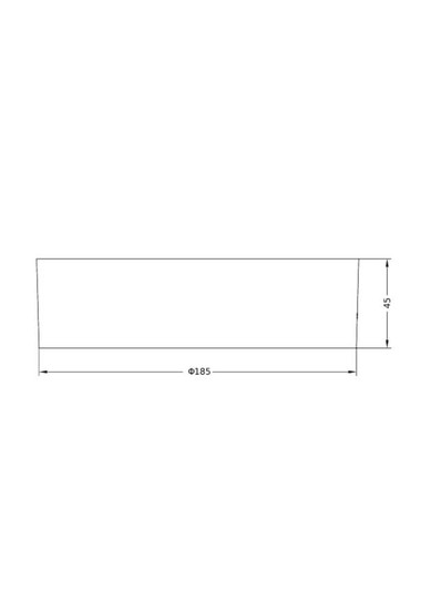 LEDVANCE Zubehör Downlight Slim Alu Frame D175 WT ⌀19cm 4099854476006