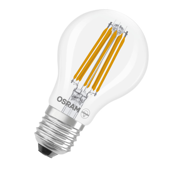 OSRAM LED Leuchtmittel LED CLASSIC A ENERGY EFFICIENCY A DIM 7.2W 827 Clear E27 Dimmbar Warm weiß 4099854478215