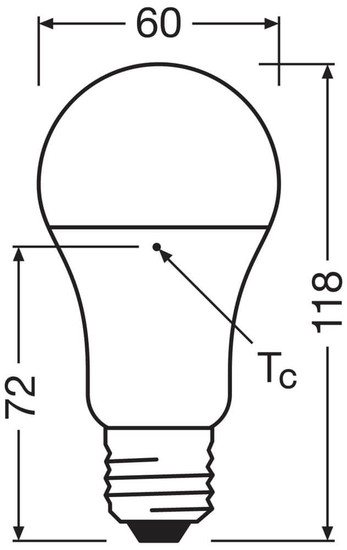 LEDVANCE LED Lampe E27 Classic P matt A100 13W 1521lm Warmweiss 3000K wie 100W 4099854485572