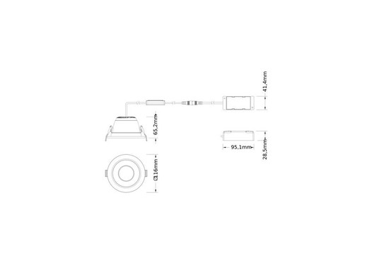 LEDVANCE LED Downlight Einbauleuchte Comfort ⌀12cm 13W-10W-7W warm-/neutralweiss 3000/4000K CCT Ra>90 IP44 4099854490903