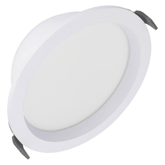 LEDVANCE LED Downlight Einbauleuchte Comfort DALI ⌀16cm 18W-15W-12W warm-/neutralweiss 3000/4000K CCT Ra>90 IP44 dimmbar 4099854490965