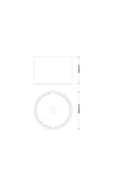 LEDVANCE Zubehör Downlight Comfort Frame D250 GY ⌀27cm 4099854500183