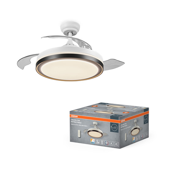 OSRAM LED Deckenleuchte Ceiling Fan Retractable 1070 66W White Warm weiß,Kalt weiß,Kaltes Tageslicht 4099854506789