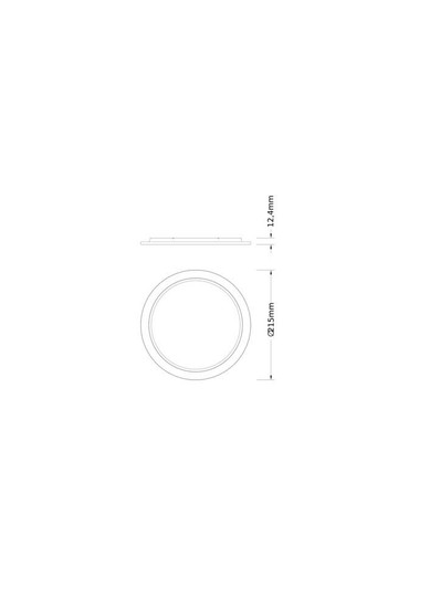 LEDVANCE Zubehör Downlight Comfort Exchangeable Ring D200 BK Exch ⌀22cm 4099854515347