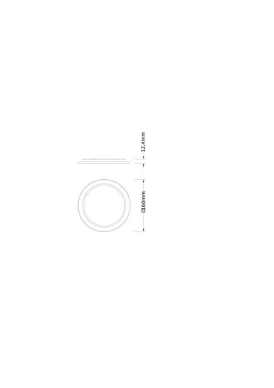 LEDVANCE Zubehör Downlight Comfort Exchangeable Ring D150 GY Exch ⌀16cm 4099854515439