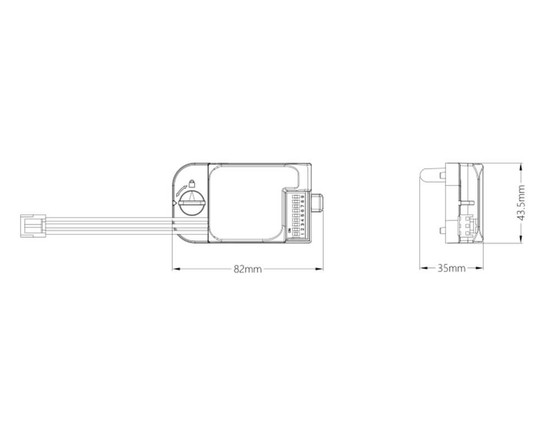LEDVANCE Zubehör Damp Proof-Batten Combo Sensor LS PD 8MW Int Proof Batten Cbo 8x4cm 0.36W 4099854521461