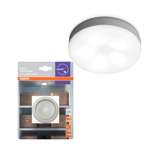 OSRAM LED Nachtlicht DOT-it Touch Slim White Dimmbar Neutralweiss 4099854531590