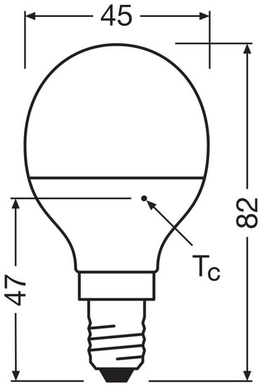 3er-Pack LEDVANCE LED Lampe E14 Value Classic P matt P40 4.9W 470lm Tageslichtweiss 6500K wie 40W 4099854543746