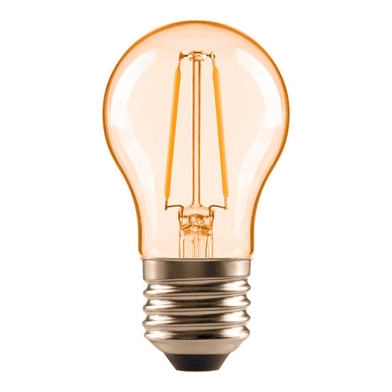 LEDVANCE LED Lampe E27 Classic Filament P10 1.1W 80lm Extra-Warmweiss 2400K wie 10W 4099854563058