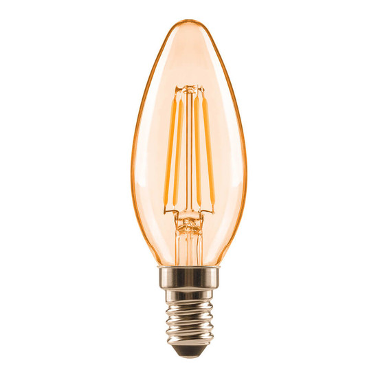 LEDVANCE LED Kerze E14 Classic Filament B33 4.2W 380lm Extra-Warmweiss 2400K wie 33W 4099854567407