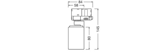 LEDVANCE 3-Phasen Strahler GU10 Spot Housing E ⌀6cm 4099854590023