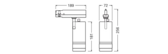 Ledvance Tracklight Spot Zoom TR SP ZOOM DIM P 20W 930 WT LED Schienenstrahler Dimmbar 4099854615924