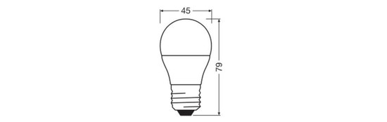 LEDVANCE LED Lampe E27 Classic V matt P40 4.9W 470lm Warmweiss 2700K wie 40W 4099854772948
