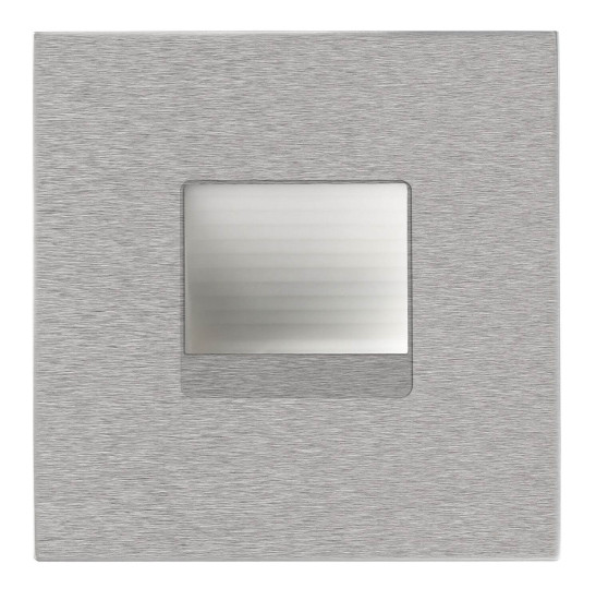 Ledxon EDOS OTL LED Einbauleuchte 1,5W Aluminium 3000K Warmweiss 80Lm quadratisch 100°