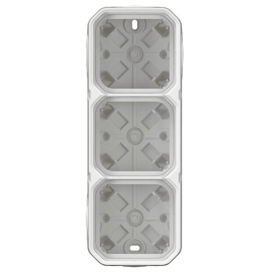 Legrand PLEXO New 3-fach Gehäuse horizontal und vertikal Ultraweiß, 069688L