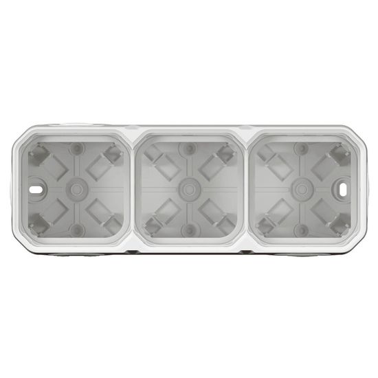 Legrand PLEXO New 3-fach Gehäuse horizontal und vertikal Ultraweiß, 069688L