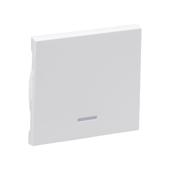 Legrand SEANO Wippe für beleuchtete Wechselschalter, Taster und Kreuzschalter, Schalterabdeckung, Wippenplatte, Ultraweiß, 765107