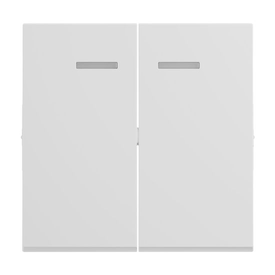 Legrand SEANO Serienwippe für beleuchtete Serienschalter, Doppelwechselschalter und Doppeltaster, Schalterabdeckung, Wippenplatte, Ultraweiß, 765109