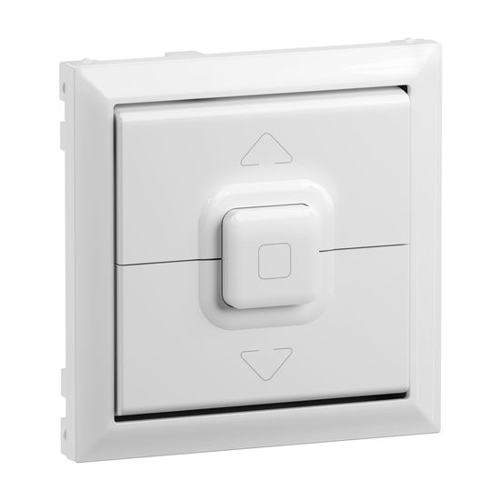 Legrand SEANO Wippe für Rollladen-/Jalousieschalter und -taster mit 3-Tasten-Bedienung, Schalterabdeckung, Wippenplatte, Ultraweiß, 765129