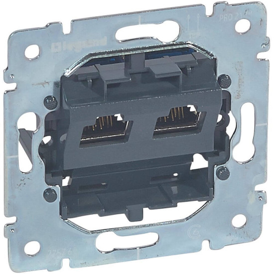 Legrand Creo Einsatz RJ45 STP 2-Fach KAT6 LCS2 775768