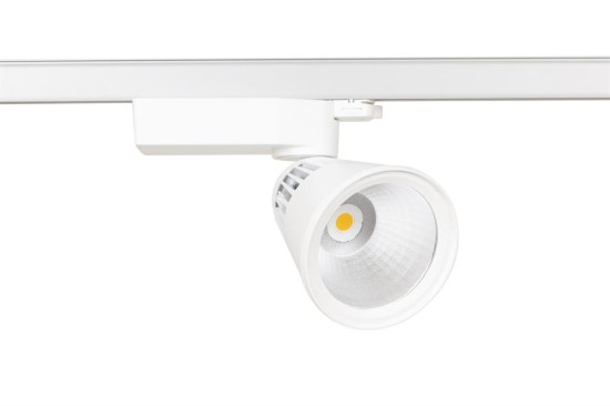 Lival LED-Stromschienenstrahler Trigger Lean 55W 930 4900lm 60° silber 90Ra