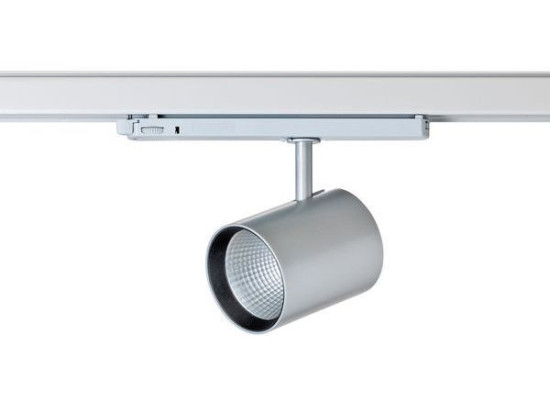 Lival LED-Stromschienenstrahler Bingo 25,3W 940 2850lm 24° silber 90Ra