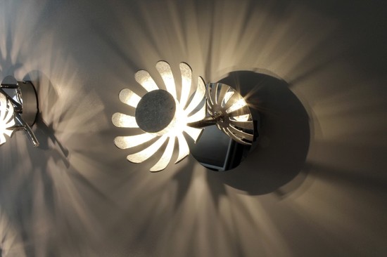 LUCE Design Bloom LED Wandleuchte 3000 K 5W Silber