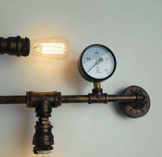 LUCE Design Armacord Wandleuchte 5fach E27 Rostfarbig Antik