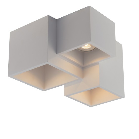 LUCE Design Foster Deckenleuchte 3fach GU10 Weiss,