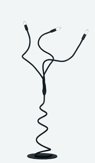 LUCE Design Lover Stehleuchte 3fach E14 Schwarz