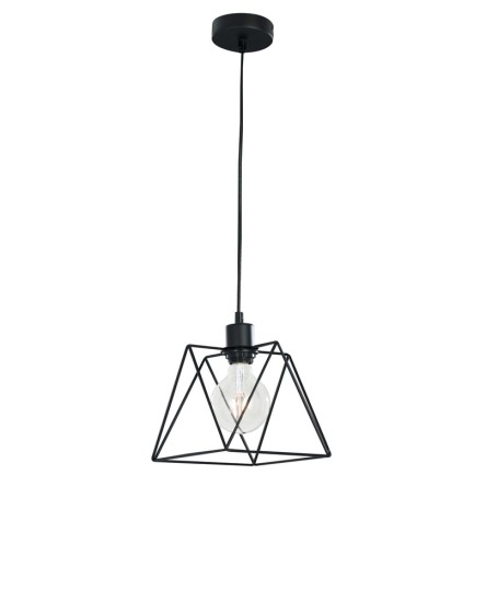 LUCE Design Santana Pendelleuchte E27 dimmbar Schwarz