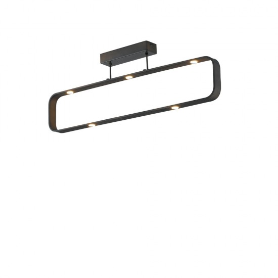 LUCE Design Moka LED Deckenleuchte 3000 K dimmbar 35W Mokka