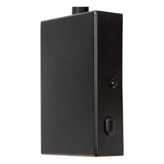 Lucide ALEC LED Wandleuchte G9 3W mit flexiblem Lesearm Schwarz 03246/03/30