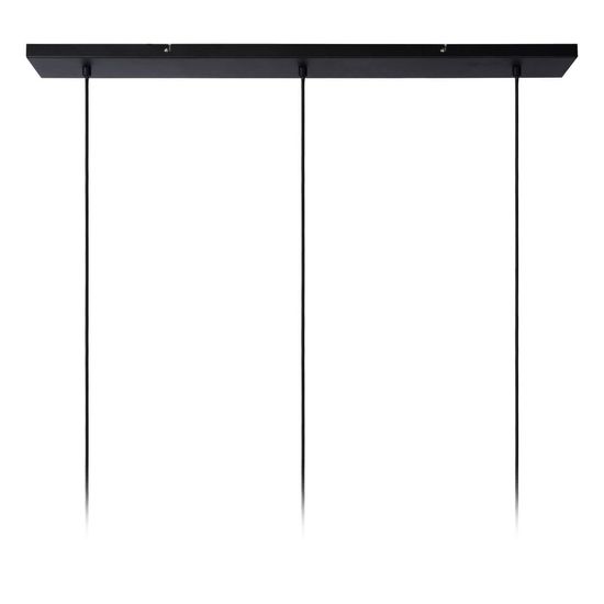 Lucide MAGIUS Pendelleuchte 3x E27 Helles Holz, Schwarz 03429/03/30