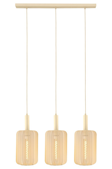 Lucide CORINA Pendelleuchte 3x E27 Beige 03447/03/38
