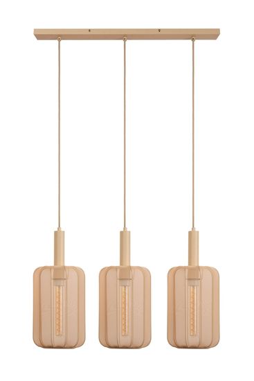 Lucide CORINA Pendelleuchte 3x E27 Beige 03447/03/38