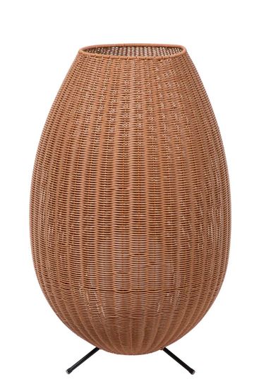 Lucide COLIN IP44 LED Tischlampe Außen Outdoor 3W Helles Holz, Schwarz IP44 03843/80/72