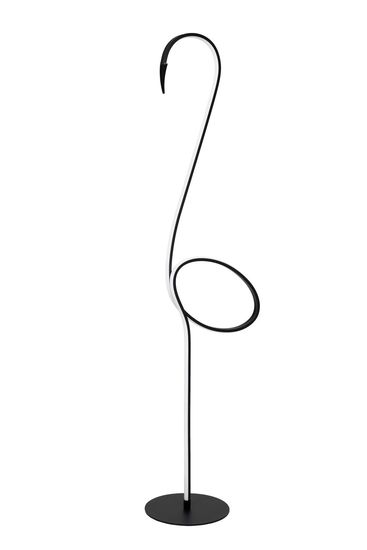 Lucide FLAMINGO LED Stehleuchte RGB 14W Multifärben, Schwarz 05745/14/99