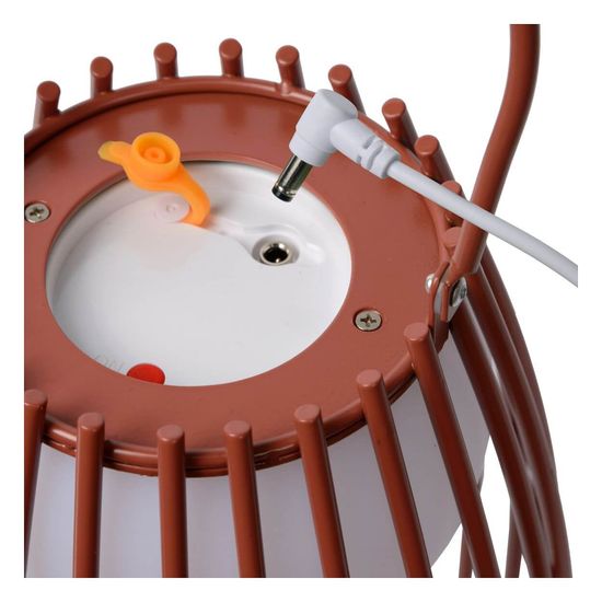 Lucide FJARA LED Tischlampe Außen Outdoor 3-Stufen-Dimmer 0,3W dimmbar Rostfarbe IP44 06801/01/97