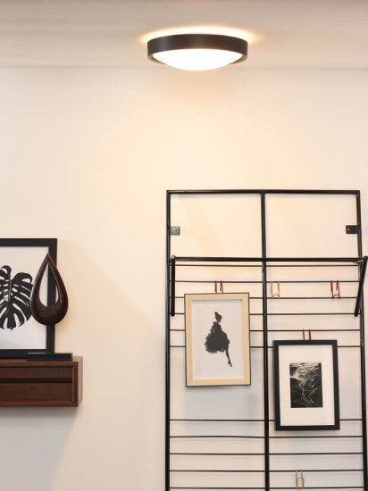 Lucide LEX Deckenleuchte 2x E27 Schwarz 08109/02/30