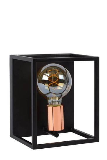 Lucide ARTHUR Wandleuchte E27 Schwarz, Kupfer 08224/01/30