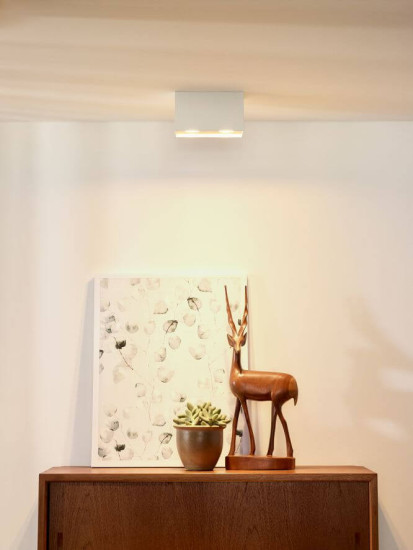 Lucide BODI Deckenleuchte 2x GU10 Weiß 09101/02/31