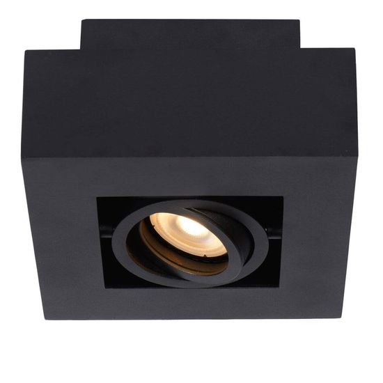 Lucide XIRAX LED Deckenleuchte GU10 Dim-to-warm 5W dimmbar 360° drehbar Schwarz 95Ra 09119/06/30