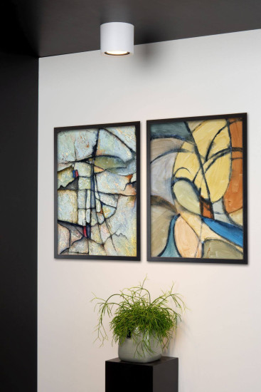 Lucide FEDLER LED Deckenleuchte GU10 Dim-to-warm 12W dimmbar Weiß 95Ra 09921/12/31