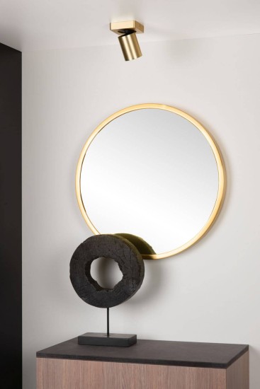 Lucide NIGEL LED Deckenleuchte GU10 Dim-to-warm 5W dimmbar drehbar Mattes Gold, Messing 95Ra 09929/05/02